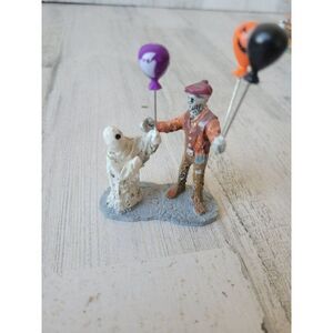 Lemax skeleton ghost balloons carnival circus